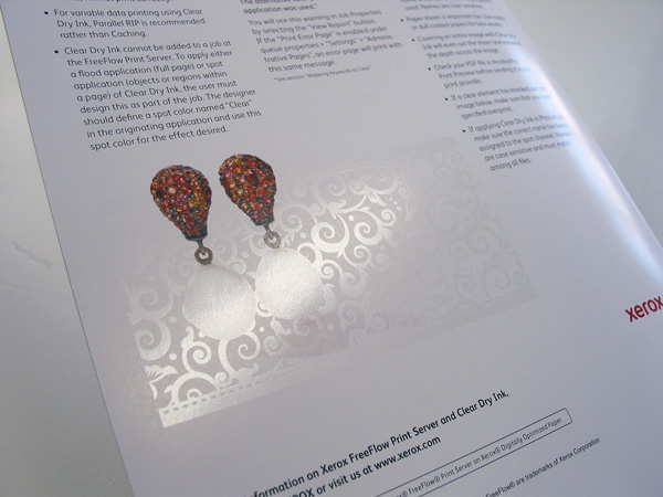 standard printers new digital print varnish