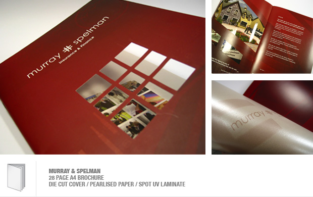 design and print of a corporate brochure