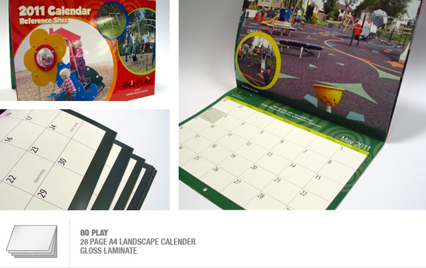design and print of a corporate calendar