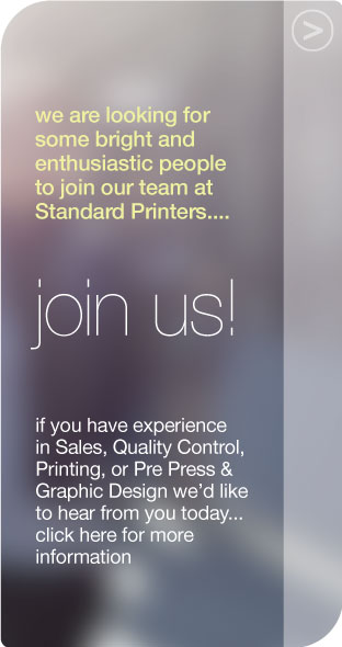 would you like a career with standard printers?