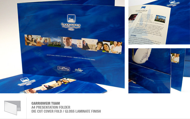 design and print of presentation folder