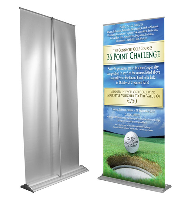 printed roll-up banners
